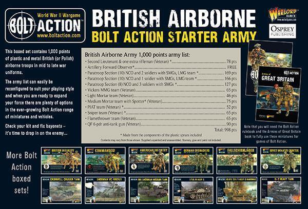 Bolt Action - British Airborne Starter Army