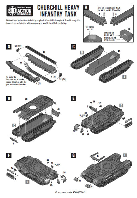 Bolt Action - Churchill Tank