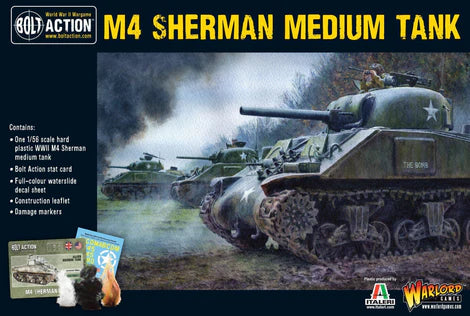 Bolt Action - M4 Sherman (75) plastic boxed set