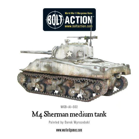 Bolt Action - M4 Sherman (75) plastic boxed set