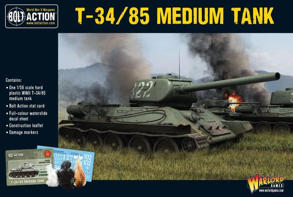 Bolt Action - T-34/85 medium tank (plastic)