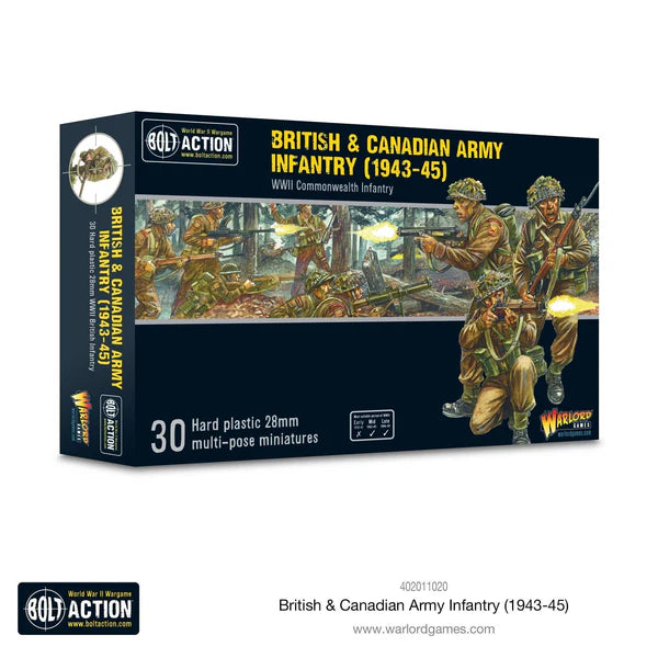 Bolt Action British & Canadian Army infantry (1943-45)