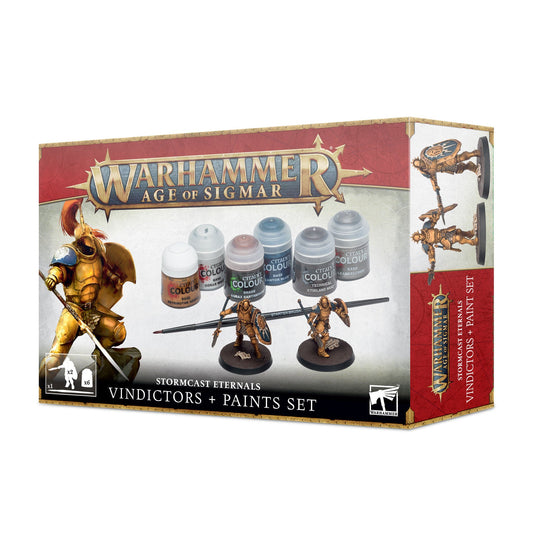 Age of Sigmar Stormcast Eternals & Paint Set